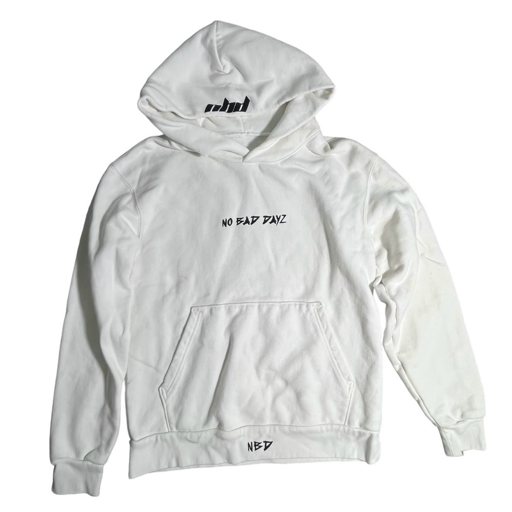 No Bad Dayz white hoodie #streetwear #nbd #skater #streetwear
